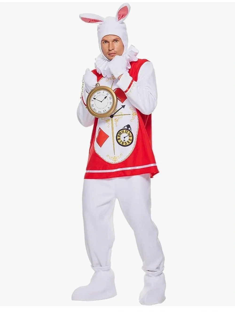 White Rabbit Classic Costume for Teen/Adult Medium